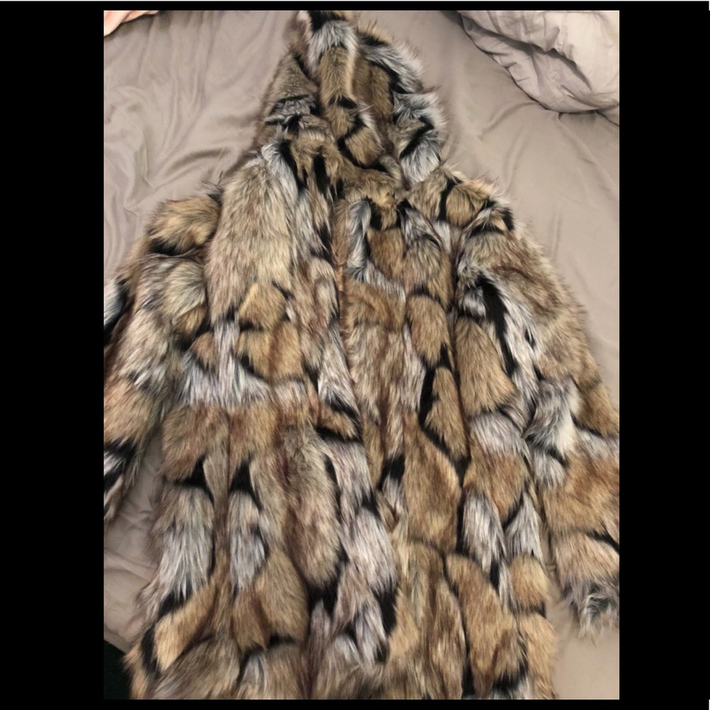 Women’s Fhillinuo Leopard Furry Jacket